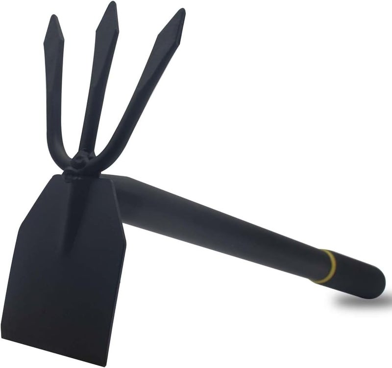 Lehood Garden Hoe and Cultivator, Long Heavy Duty Hand Hoe with Tiller, 2 Section Handle, Carbon Steel Blade, Cultivator Hoe Garden Tools for Loosening Soil, Digging - Image 1